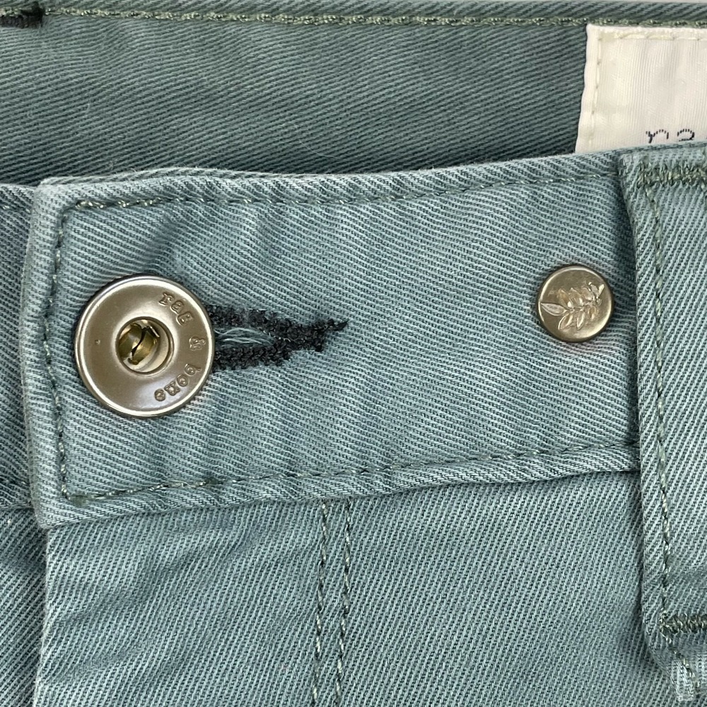 Rag & Bone Womens 28 Chino Pants Fatigue Green Slacks Preppy Casual Straight Leg - Picture 9 of 10